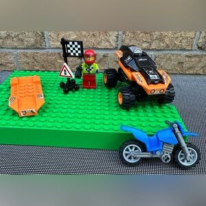 ‼️3 for $30 - LEGO Off-Road Racing Bundle with Orange Vehicle & Blue Motorcycle